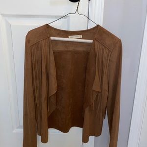 Fringe suede jacket size small from hazel boutique